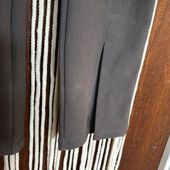 Zara Split-Hem Ribbed Pants - Picture 5 of 7